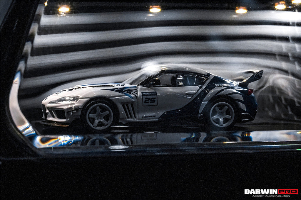 Limited Edition 1:64 Scale Diecast Toyota GR Supra A90 A91 Wide Body Model | Darwinpro BKSSII Carbon Fiber Kit