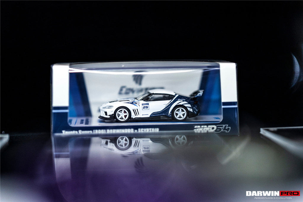 Limited Edition 1:64 Scale Diecast Toyota GR Supra A90 A91 Wide Body Model | Darwinpro BKSSII Carbon Fiber Kit