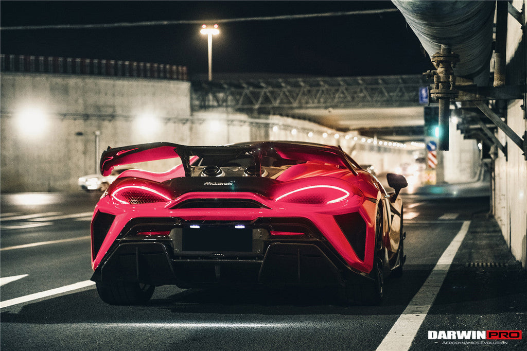Darwinpro 2015-2021 McLaren 540c & 570s BKSS Style Rear Bumper and Wing and Engine Trunk and Exhaust