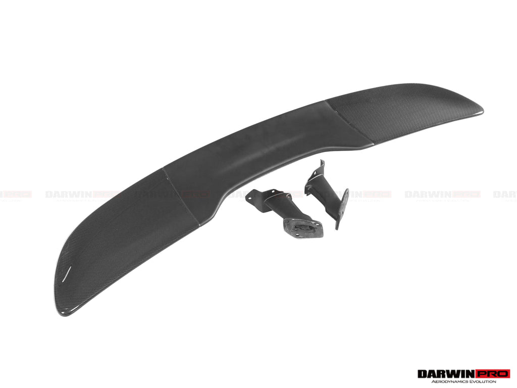 2015-2020 McLaren 540C & 570S & 570GT 600LT-Style Partial Carbon Fiber Rear Bumper with Diffuser  and Trunk Spoiler and Engine Trunk and Exhaust