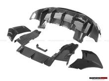 Load image into Gallery viewer, 2015-2020 McLaren 540C &amp; 570S &amp; 570GT 600LT-Style Partial Carbon Fiber Rear Bumper with Diffuser  and Trunk Spoiler and Engine Trunk and Exhaust