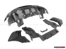 Load image into Gallery viewer, 2015-2020 McLaren 540C &amp; 570S &amp; 570GT 600LT-Style Partial Carbon Fiber Rear Bumper with Diffuser  and Trunk Spoiler and Engine Trunk and Exhaust