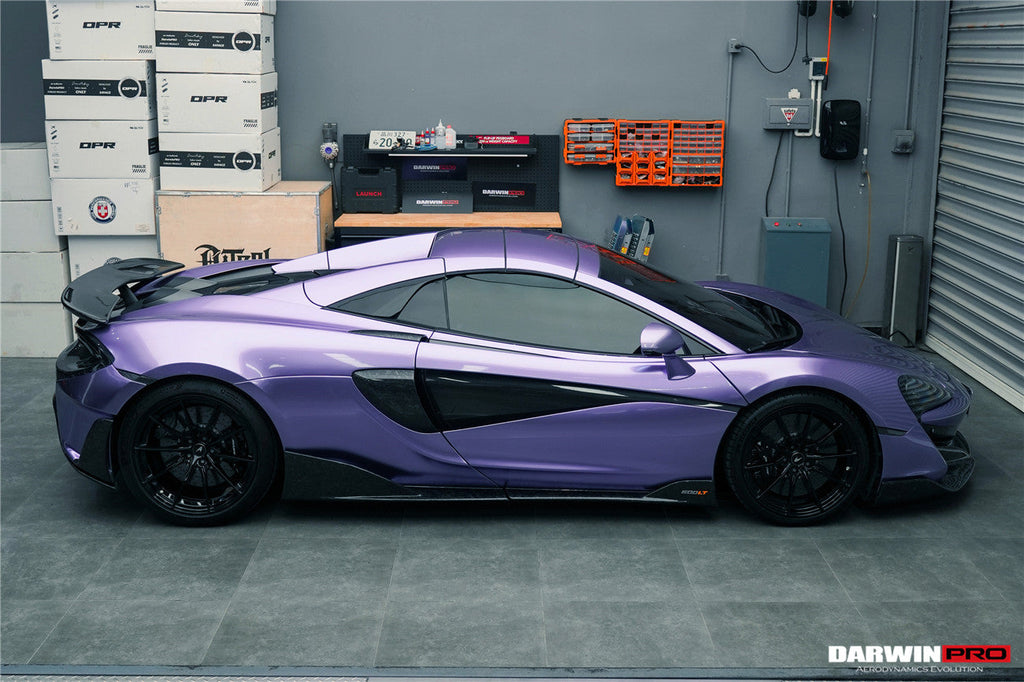 2015-2021 McLaren 600lt 540C 570S Cabon Fiber Side Skirts Under Board