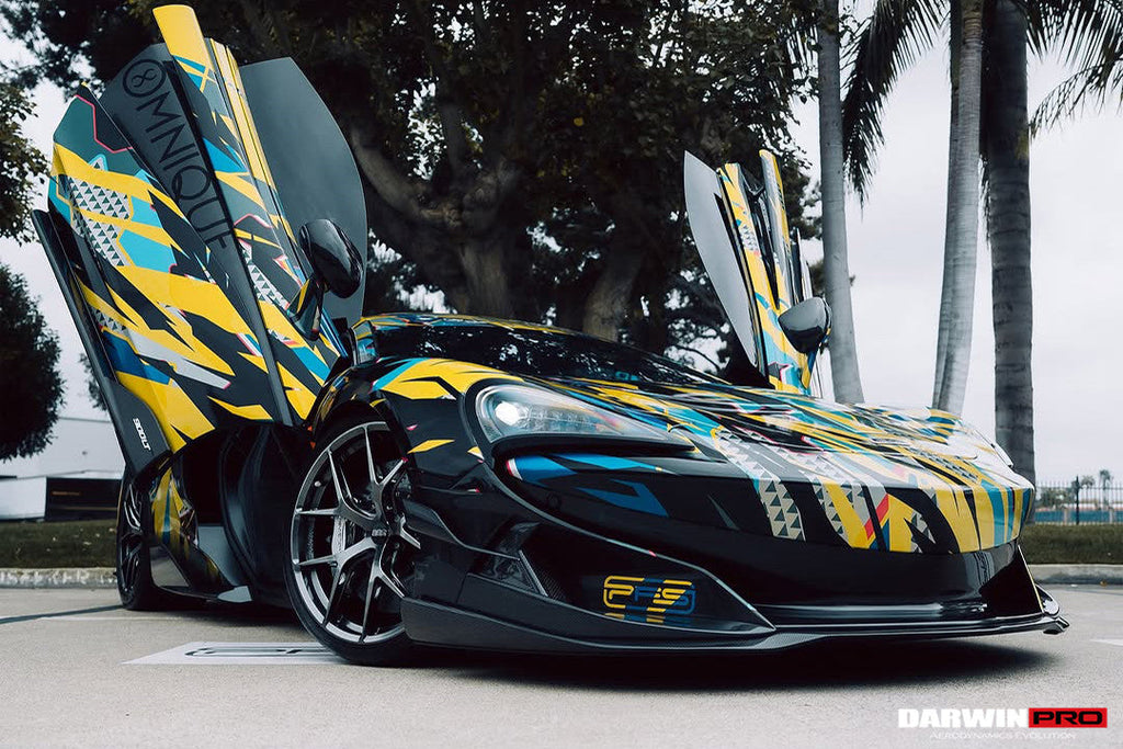 DarwinPRO 2015-2021 McLaren 600lt & 570S BKSS Style Carbon Fiber Front Lip