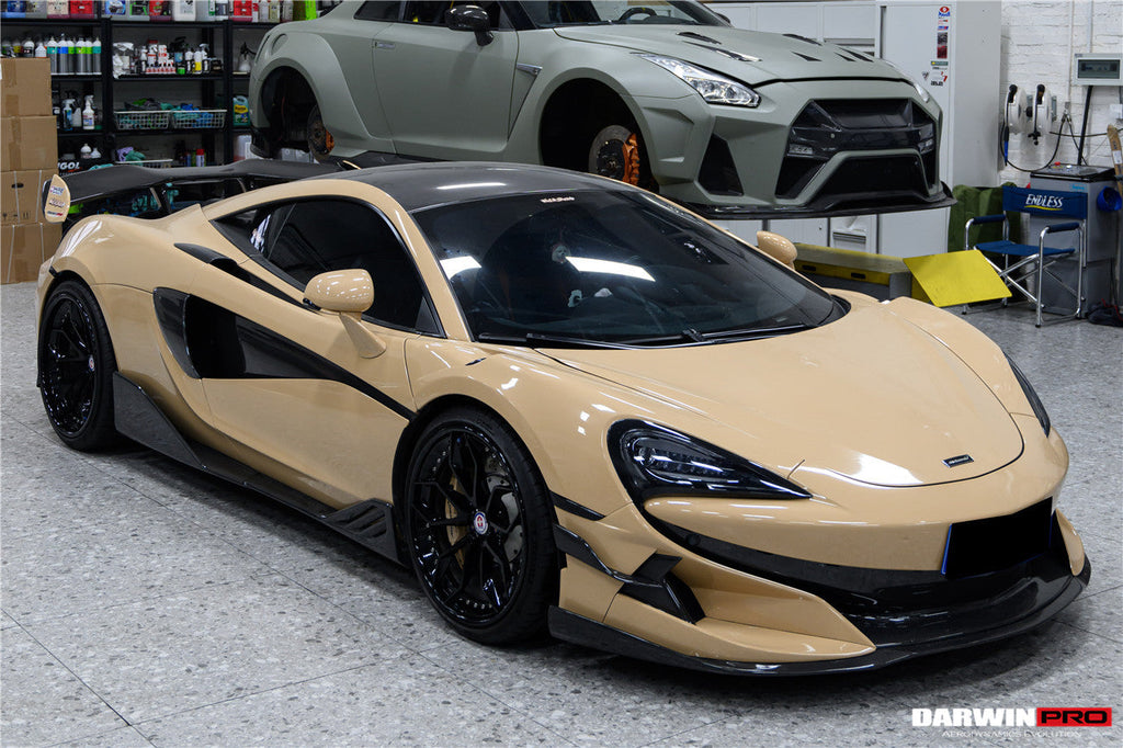 DarwinPRO 2015-2021 McLaren 600lt & 570S BKSS Style Carbon Fiber Front Lip