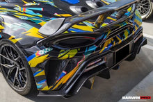Load image into Gallery viewer, DarwinPRO 2018-2021 McLaren 600lt BKSS Style Partial Carbon Fiber Rear Bumper