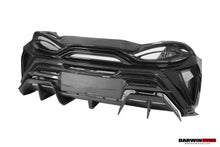 Load image into Gallery viewer, DarwinPRO 2018-2021 McLaren 600lt BKSS Style Partial Carbon Fiber Rear Bumper