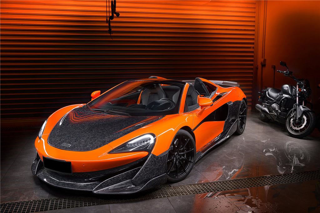 DarwinPRO 2018-2021 McLaren 600lt Carbon Fiber Front Bumper Lip