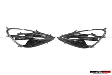 Load image into Gallery viewer, 2017-2023 McLaren 720s Dry Carbon Fiber Headlight Inserts Tim Replacement