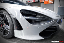 Load image into Gallery viewer, 2017-2023 McLaren 720s Dry Carbon Fiber Headlight Inserts Tim Replacement