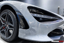 Load image into Gallery viewer, 2017-2023 McLaren 720s Dry Carbon Fiber Headlight Inserts Tim Replacement