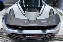 Load image into Gallery viewer, DarwinPRO 2017-2023 McLaren 720s Dry Carbon Fiber Rear Bumper Upper Exhaust Valance Panel