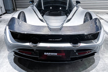 Load image into Gallery viewer, DarwinPRO 2017-2023 McLaren 720s Dry Carbon Fiber Rear Bumper Upper Exhaust Valance Panel