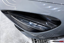Load image into Gallery viewer, 2017-2023 McLaren 720s Dry Carbon Fiber Headlight Inserts Tim Replacement