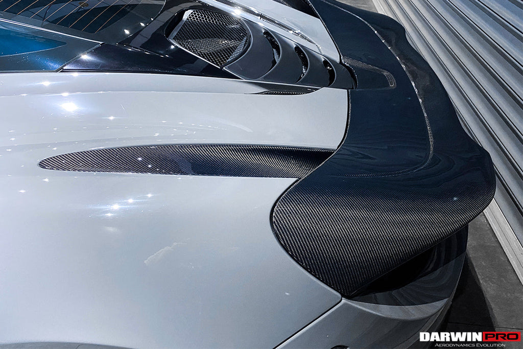 2017-2023 McLaren 720s Dry Carbon Fiber Rear Trunk Air Intake Vents Replacement
