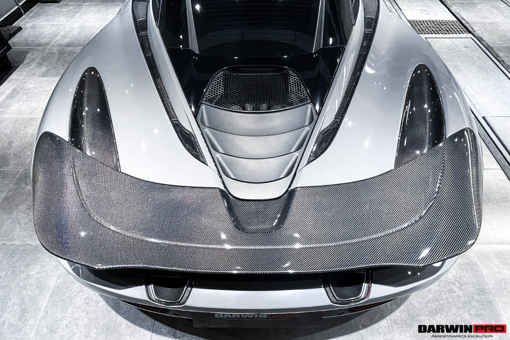 2017-2023 McLaren 720s Dry Carbon Fiber Rear Trunk Air Intake Vents Replacement