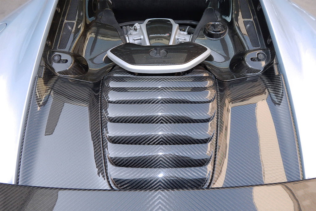 2011-2017 McLaren 650s MP4 12c Coupe Engine Trunk Surround Replacement - DarwinPRO Aerodynamics