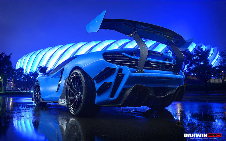 2011-2017 McLaren MP4 12C & 650S Rebel Performance Style Carbon Fiber Trunk Spoiler Wing - DarwinPRO Aerodynamics