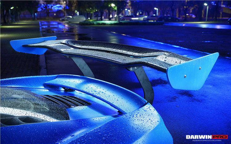 2011-2017 McLaren MP4 12C & 650S Rebel Performance Style Carbon Fiber Trunk Spoiler Wing - DarwinPRO Aerodynamics