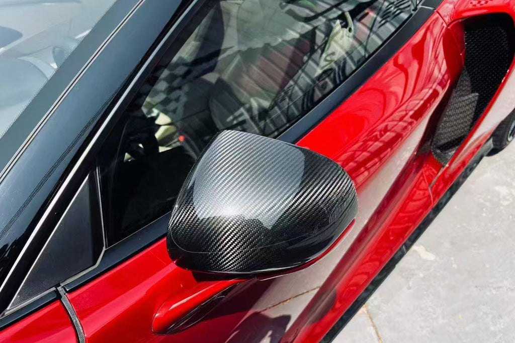 2019-2024 McLaren GT OE Style Dry Carbon Fiber Mirror Housing Replacement - DarwinPRO Aerodynamics