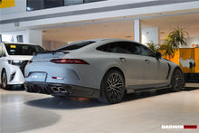 Load image into Gallery viewer, DarwinPRO 2019-2024 Mercedes Benz AMG GT50 GT53 GT43 4Door Coupe X290 IMP Performance Rear Diffuser With Reflector Panels &amp; Exhaust tips