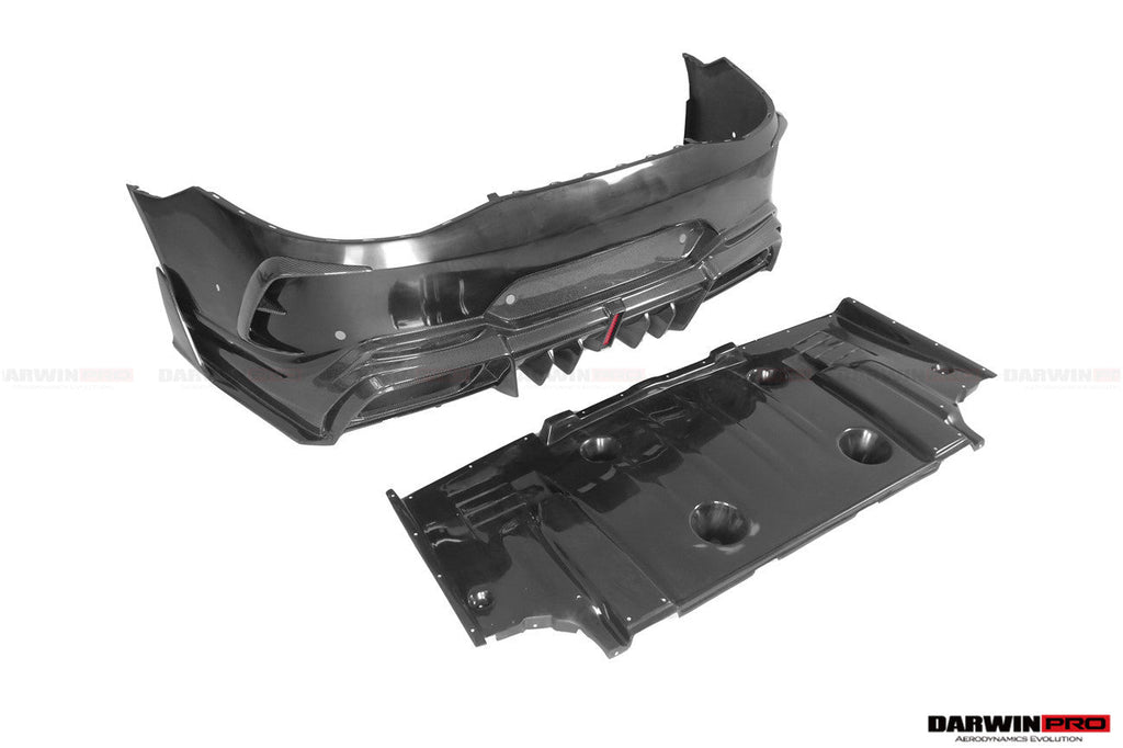 DarwinPRO 2019-2024 Mercedes Benz AMG GT50 GT53 GT43 GT63 GT63S 4Door Coupe X290 IMP Performance Ver.2 Part Carbon Fiber Rear Bumper