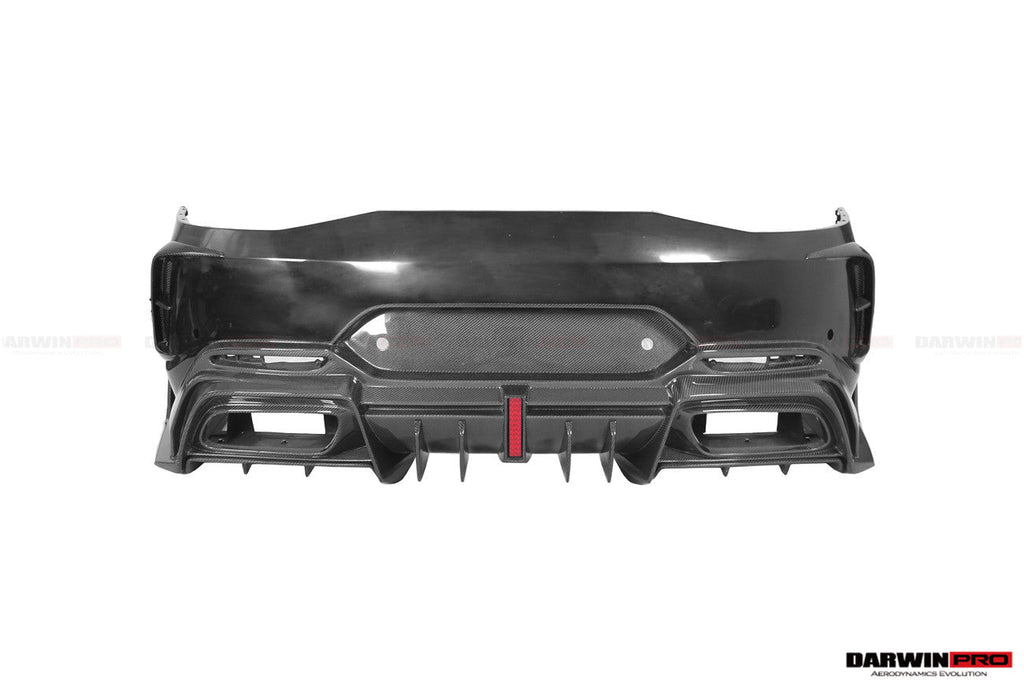 DarwinPRO 2019-2024 Mercedes Benz AMG GT50 GT53 GT43 GT63 GT63S 4Door Coupe X290 IMP Performance Ver.2 Part Carbon Fiber Rear Bumper