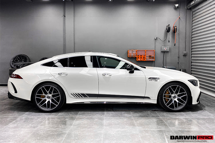 DarwinPRO 2019-2024 Mercedes Benz AMG GT63 S 4Door Coupe X290 Carbon Fiber Side Skirts Replacement