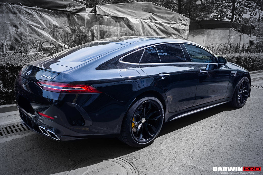 DarwinPRO 2019-2024 Mercedes Benz AMG GT63 S 4Door Coupe X290 Carbon Fiber Side Skirts Replacement