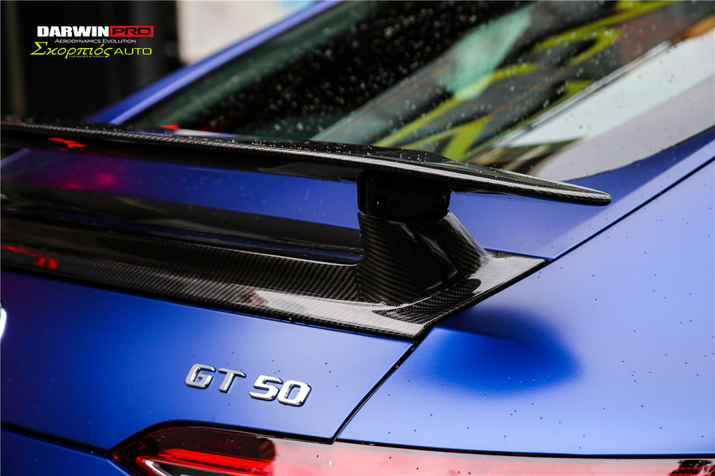 DarwinPRO 2019-2024 Mercedes Benz AMG GT63 S GT50 4Door Coupe X290 Carbon Fiber Trunk Spoiler