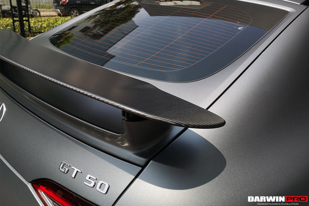 DarwinPRO 2019-2024 Mercedes Benz AMG GT63 S GT50 4Door Coupe X290 Carbon Fiber Trunk Spoiler