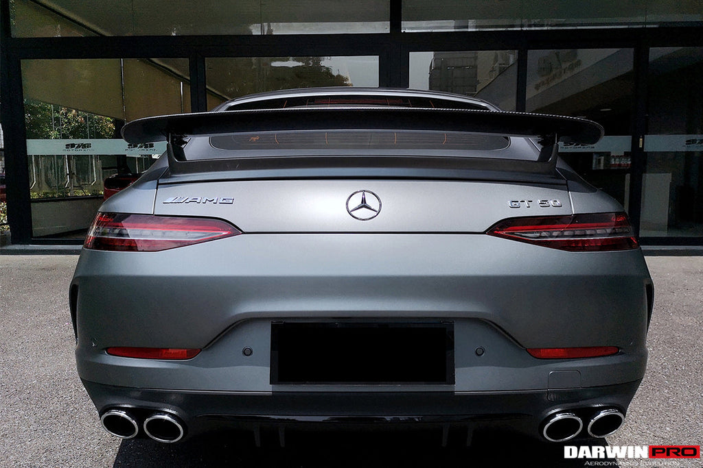 DarwinPRO 2019-2024 Mercedes Benz AMG GT63 S GT50 4Door Coupe X290 Carbon Fiber Trunk Spoiler