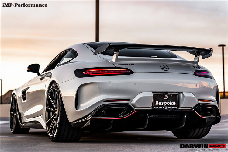 2015-2021 Mercedes Benz AMG GT & GTS & GTC Coupe Only IMP Carbon Fiber Trunk Spoiler Wing - DarwinPRO Aerodynamics