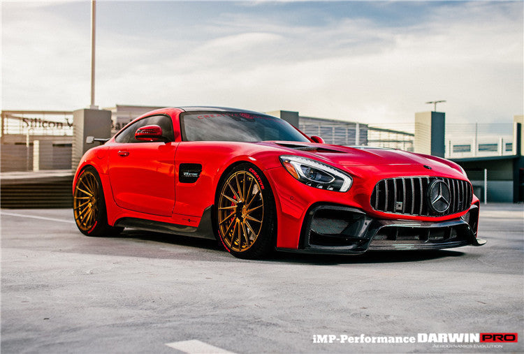 2015-2022 Mercedes Benz AMG GT GTS  IMP Performance Partial Carbon Fiber Side Skirts - DarwinPRO Aerodynamics