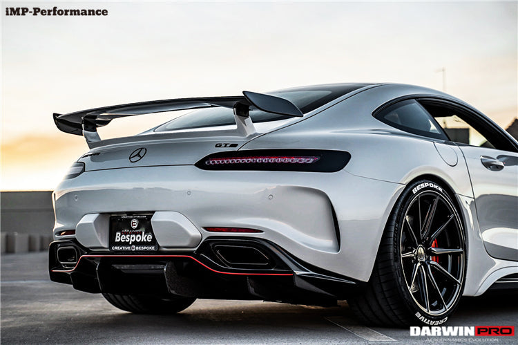 2015-2021 Mercedes Benz AMG GT & GTS & GTC Coupe Only IMP Carbon Fiber Trunk Spoiler Wing - DarwinPRO Aerodynamics