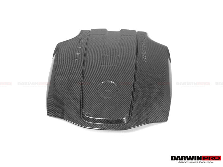 2015-2020 Mercedes Benz AMG GT GTS Autoclave Carbon Fiber Engine Cover Replacement - DarwinPRO Aerodynamics