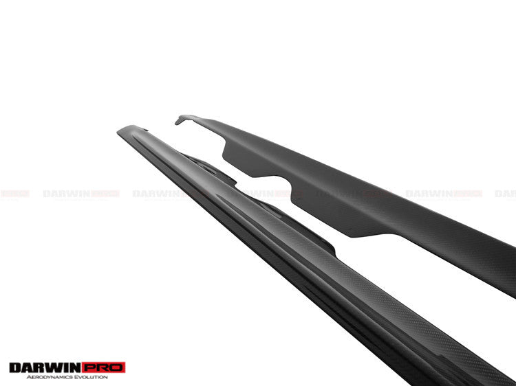 2015-2018 Mercedes Benz AMG GT & GTS Carbon Fiber Side Skirts Splitters - DarwinPRO Aerodynamics