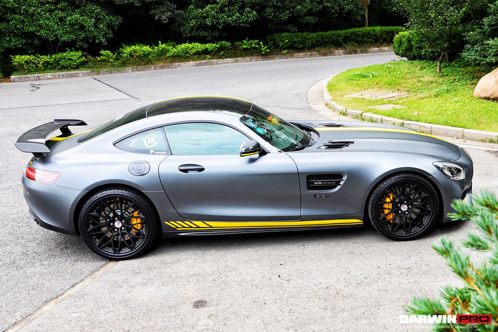 2015-2018 Mercedes Benz AMG GT & GTS Carbon Fiber Side Skirts Splitters - DarwinPRO Aerodynamics