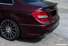 Load image into Gallery viewer, 2008-2014 Mercedes Benz C Class W204 P Style Rear Bumper with Exhaust tips
