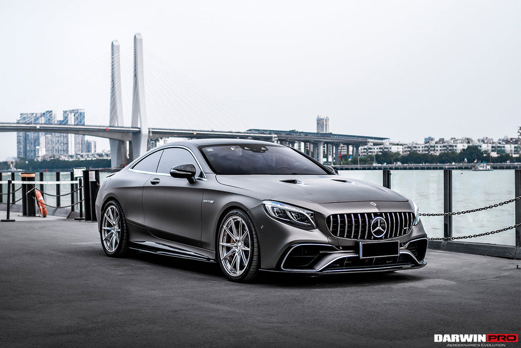 2018-2021 Mercedes Benz C217 S63 & S65 AMG Coupe BKSS Style Carbon Fiber Front Lip