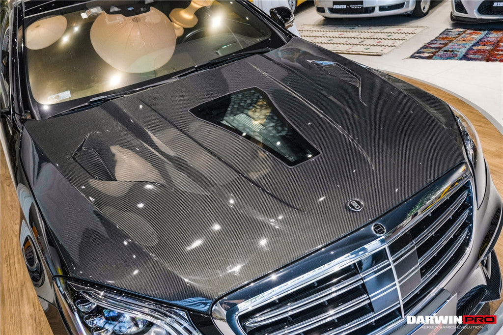 2014-2020 Mercedes Benz W222 Sedan S500 S600 S550 S63 AMG S65 iMP Performance Carbon Fiber Hood