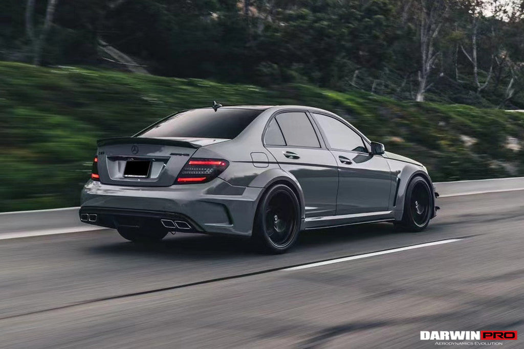DarwinPRO 2012-2014 Mercedes Benz W204 C63 AMG Sedan BKSS Style Wide Full Body Kit