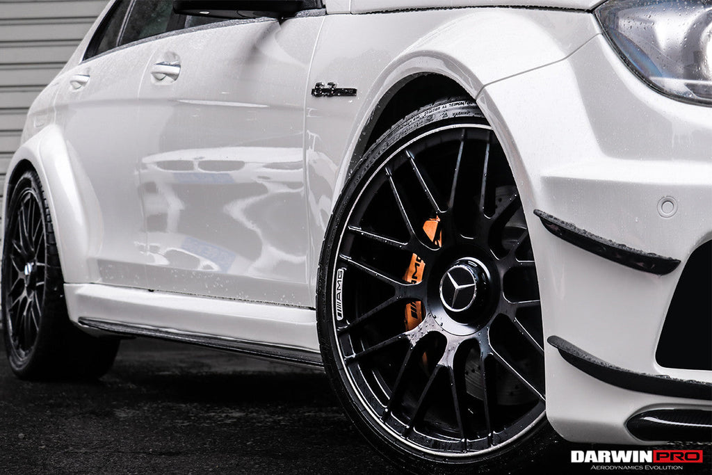DarwinPRO 2012-2014 Mercedes Benz W204 C63 AMG Sedan BKSS Style Wide Full Body Kit