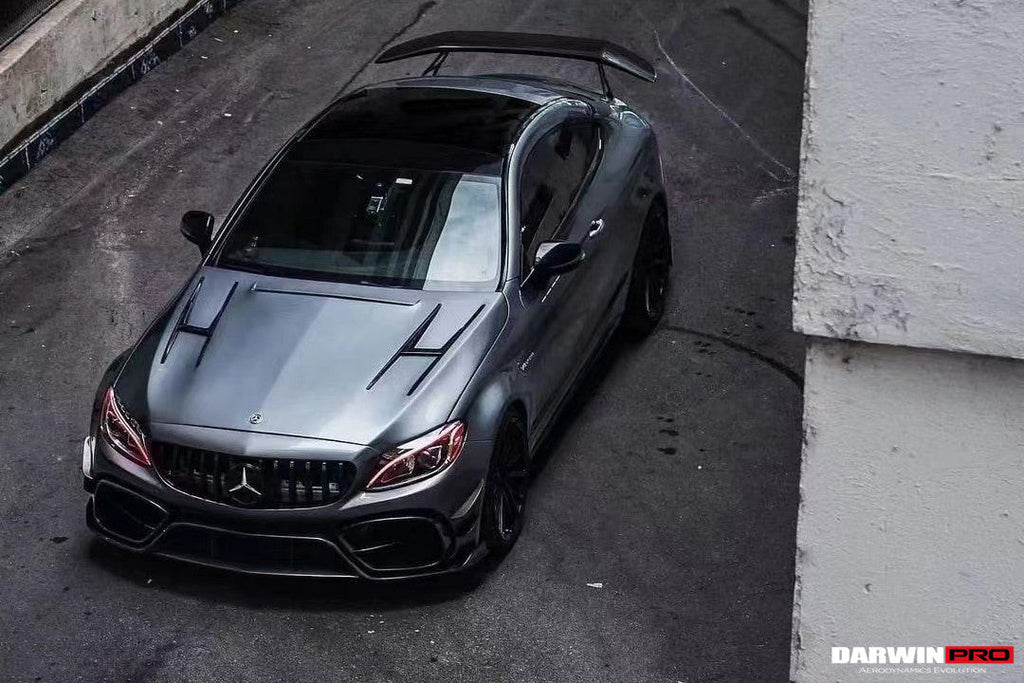 2015-2021 Mercedes Benz W205 C63 C63S AMG BKSS Style Hood