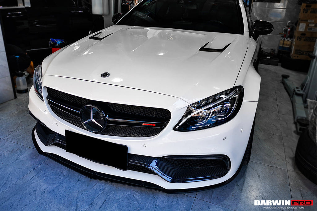 2015-2021 Mercedes Benz W205 C63 C63S AMG BKSS Style Hood