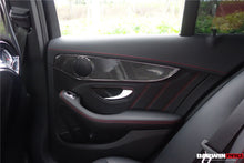 Load image into Gallery viewer, 2015-2021 Mercedes Benz W205 C Class GLC X253 Carbon Fiber Interior Door Handle Cover Trim