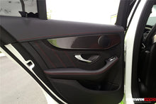 Load image into Gallery viewer, 2015-2021 Mercedes Benz W205 C Class GLC X253 Carbon Fiber Interior Door Handle Cover Trim