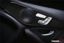 Load image into Gallery viewer, 2015-2021 Mercedes Benz W205 C Class GLC X253 Carbon Fiber Interior Door Handle Cover Trim