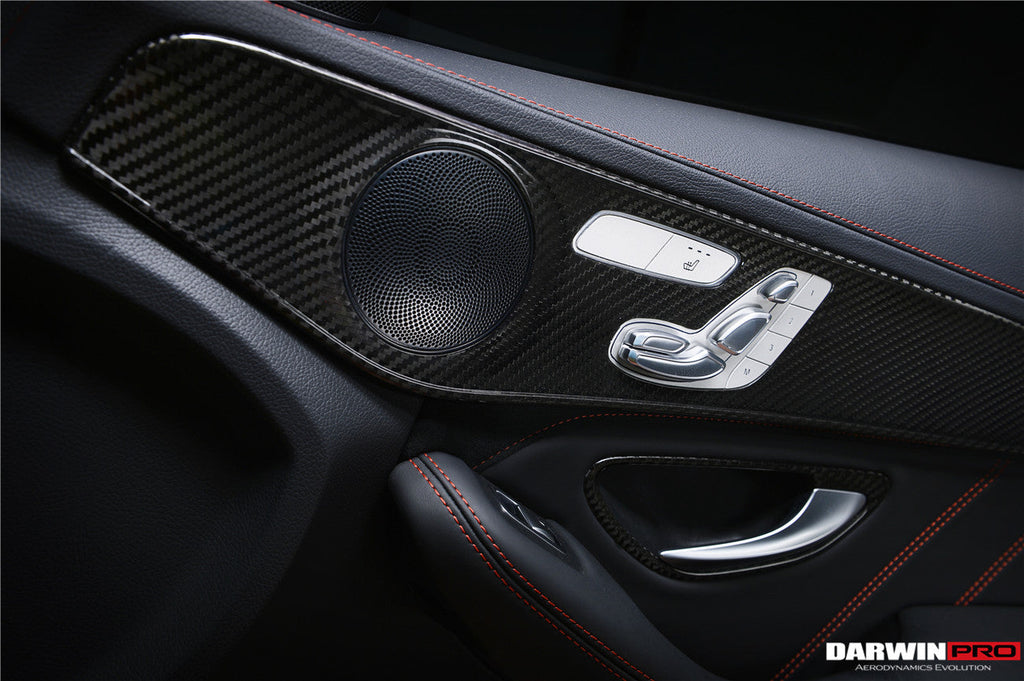 2015-2021 Mercedes Benz W205 C63 S AMG Sedan Dry Carbon Fiber Interior