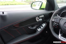 Load image into Gallery viewer, 2015-2021 Mercedes Benz W205 C63 S AMG Sedan Carbon Fiber Interior Door Panel Trim Cover Strip